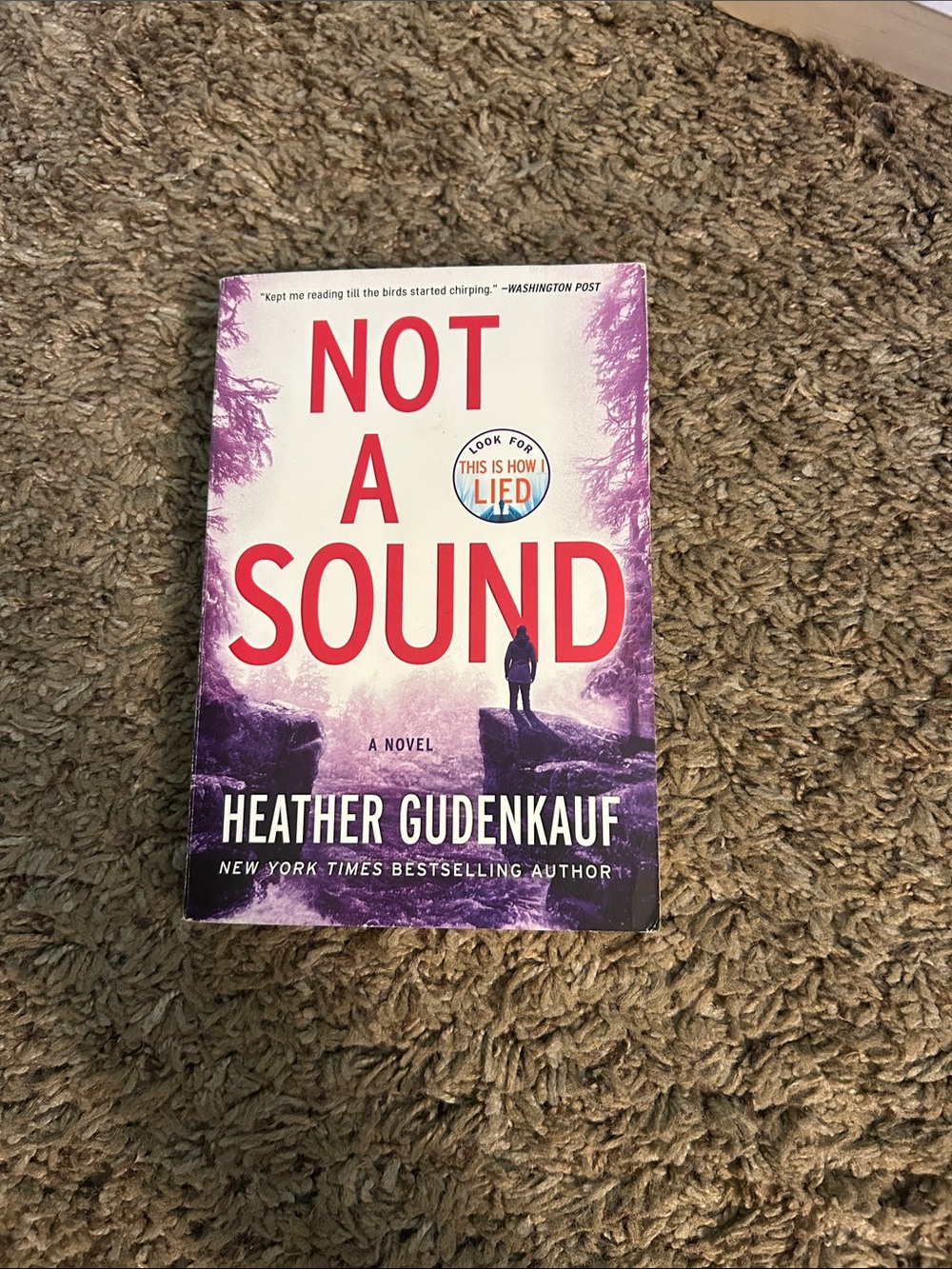 Not a Sound by Heather Gudenkauf - White & Purple Paperback